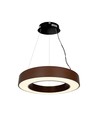 60cm 50W rund LED pendel - 125lm/W, Corten, Triac dæmpbar, 4000K, IP20
