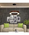 60cm 50W rund LED pendel - 125lm/W, Corten, Triac dæmpbar, 4000K, IP20