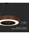 50W LED hængelampe TRIAC dæmpbar 4000K, Corten