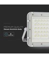 40W LED solcelle projektør - IP65, 4000K, inkl. solpanel og fjernbetjening