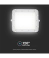40W LED solcelle projektør - IP65, 4000K, inkl. solpanel og fjernbetjening