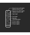 40W LED solcelle projektør - IP65, 4000K, inkl. solpanel og fjernbetjening