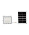 80W Solara LED projektør med solcelle - 800lm, IP65, 6400K, inkl. fjernbetjening og solpanel