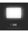 30W Solcelle LED projektør - 2600lm, IP65, 6400K, inkl. solpanel og fjernbetjening, udendørs
