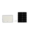 30W Solcelle LED projektør med fjernbetjening - 2600lm, IP65, 4000K, inkl. solpanel og batteri