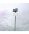 30W Solcelle LED projektør med fjernbetjening - 2600lm, IP65, 4000K, inkl. solpanel og batteri
