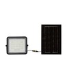 6W Solara LED projektør med solcelle - IP65, 6400K, inkl. fjernbetjening og solcellepanel