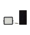 VT LED Solar Projektør 80W - 6400K, 6000 mAh batteri, 3m kabel, smart IR fjernbetjening, hurtig opladning.