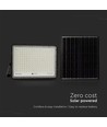 30W LED solcelle projektør, 6400K - 2600lm, IP65, inkl. solcellepanel og fjernbetjening, aluminium