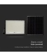 VT LED Solar Projektør 240W - 6400K, 20000 mAh batteri, 3m kabel, smart IR fjernbetjening, hurtig opladning.