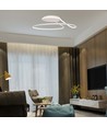 54W LED designer loftslampe, dæmpbar - Ø52cm, hvid, rund, 4000K, Triac dæmpbar