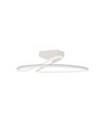 43W LED Designer loftslampe, hvid rund - 4580lm, Ø52cm, 4000K, elegant design