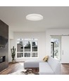 18W LED designer loftslampe - Rund, hvid, Ø35cm, 4000K, 1280lm