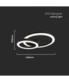 20W LED Designer Lys - To-Rings, 3000K