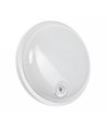 Spectrum 20W Teknik lampe - IP54, IK07, 230V, Rund, 4000K, PIR sensor.