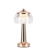 1W genopladelig LED bordlampe, French Gold - 3-i-1, 1800mAh batteri, IP20, 13,5x26,5cm