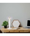 1W LED bordlampe med batteri, hvid - Genopladelig, 3000K, touch dæmpbar, DC 5V