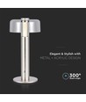 1W genopladelig LED bordlampe, champagne guld - Touch dæmpbar, USB-C, 3000K, 1800mAh, højde 30cm