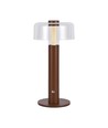 1W genopladelig LED bordlampe, sandbrun - Touch dæmpbar, 3000K, USB-C, 150x300mm