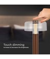 1W genopladelig LED bordlampe, sandbrun - Touch dæmpbar, 3000K, USB-C, 150x300mm