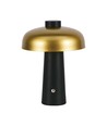 LED bordlampe - 1800mAh batteri Ø300x390 3i1 guld+sort hus