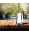 1W genopladelig LED bordlampe, 3-i-1 CCT - Touch dæmpbar, USB-C, 6-8 timers batteri, antik finish