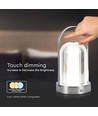1W genopladelig LED bordlampe, 3-i-1 CCT - Touch dæmpbar, USB-C, 6-8 timers batteri, antik finish