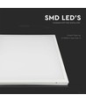 36W LED Panel - 2i1, Bagbelyst, 6400K