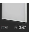 36W LED Panel - 2i1, Bagbelyst, 6400K