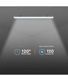 120cm 36W vandtæt komplet LED armatur - 120lm/W, IP65, 120° spredning