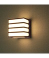 8W LED væglampe - IP65, brun, 3000K, inkl. lyskilde