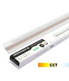 LED Troldtekt Skinne 60 cm, CCT - 19W, Akustilight, Planforsænket, 24V