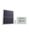 16W Solcellepanel med LED Projektør - 4000K, Hvidt Hus
