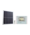 20W solcellepanel - LED projektør, 6400K, hvidt hus