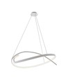 48W LED Hængelampe - 800x1200mm, 3000K, hvid, metal, TRIAC dæmpbar