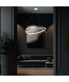 48W LED Hængelampe - 800x1200mm, 3000K, hvid, metal, TRIAC dæmpbar