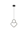 12W Designer pendel i metal - L280 x H1800mm, 1300lm, inkl. lyskilde