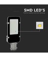 50W LED gadelampe med Samsung chip - 94lm/W, IP65, 5 års garanti, vejlys