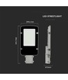 150W Vejlygte - LED, Samsung chip, 6500K, grå hus