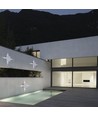 4W kvadratisk LED væglampe - IP65, hvid, 3000K, 428lm