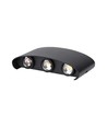 6W Væglampe - LED, 4000K, Sandblækket