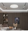 38W LED designer loftslampe - Ø40cm, 4000K, hvid kant, inkl. lyskilde