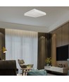48W dæmpbar LED designer loftlampe - Firkantet, hvid, IP44, 420x420mm, 4000K