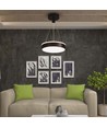 LED Designer Hængelampe 12W - 4000K, Sort