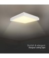 18W LED Designer Lys - 4000K, Hvid, Firkantet