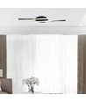 12W LED designer loftslampe - 105lm/W, 94,5cm, sort finish, varm hvid, 3000K