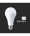 E27 12W LED pære med nødlys - A80, 4000K, 3,5-4,5 timers batteritid, genopladelig