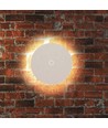 12W LED væglampe, 3-i-1 CCT dæmpbar - 1200lm, IP65, sort/hvid, 16x16cm, inkl. lyskilde