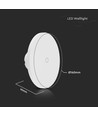 12W LED væglampe, 3-i-1 CCT dæmpbar - 1200lm, IP65, sort/hvid, 16x16cm, inkl. lyskilde