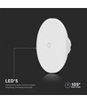 12W LED væglampe, 3-i-1 CCT dæmpbar - 1200lm, IP65, sort/hvid, 16x16cm, inkl. lyskilde
